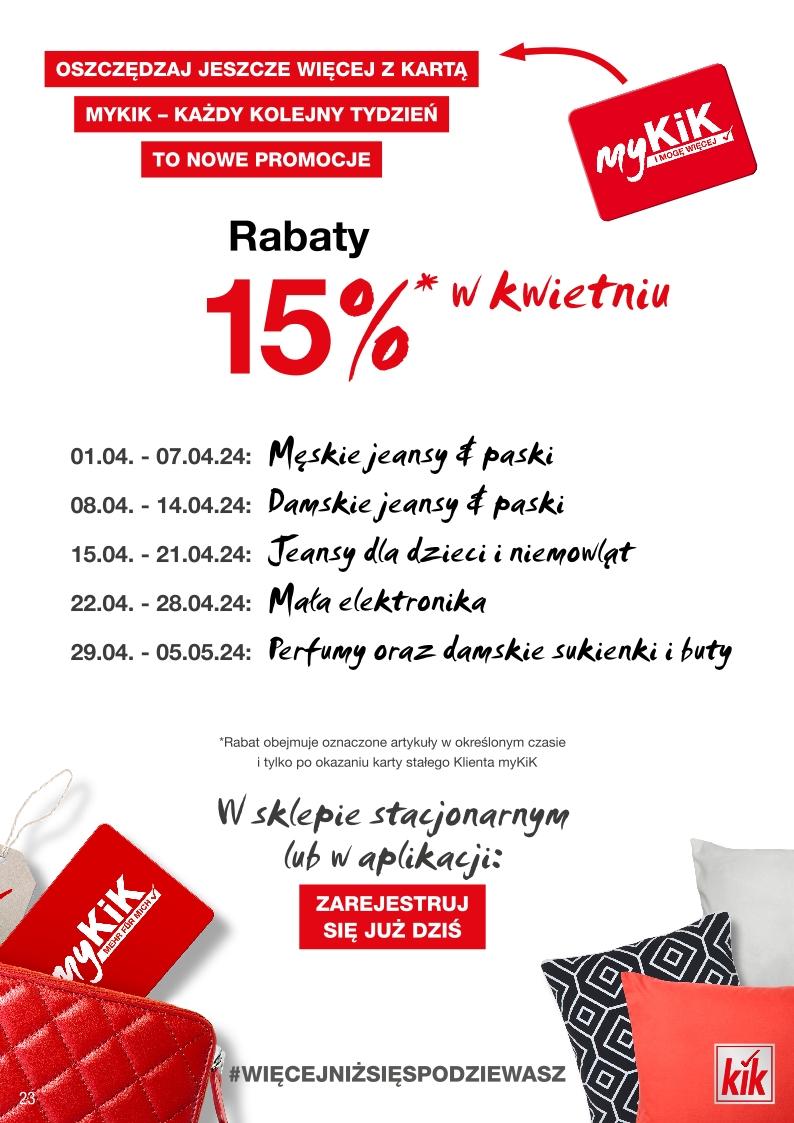 Gazetka promocyjna KiK str. 23