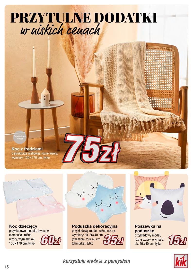 Gazetka promocyjna KiK str. 15
