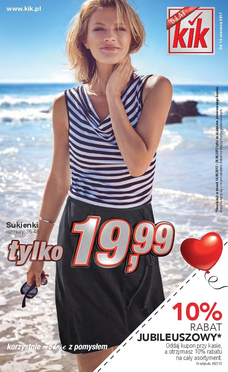 Gazetka promocyjna KiK str. 1