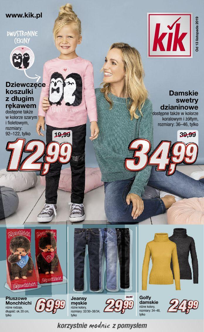Gazetka promocyjna KiK str. 1
