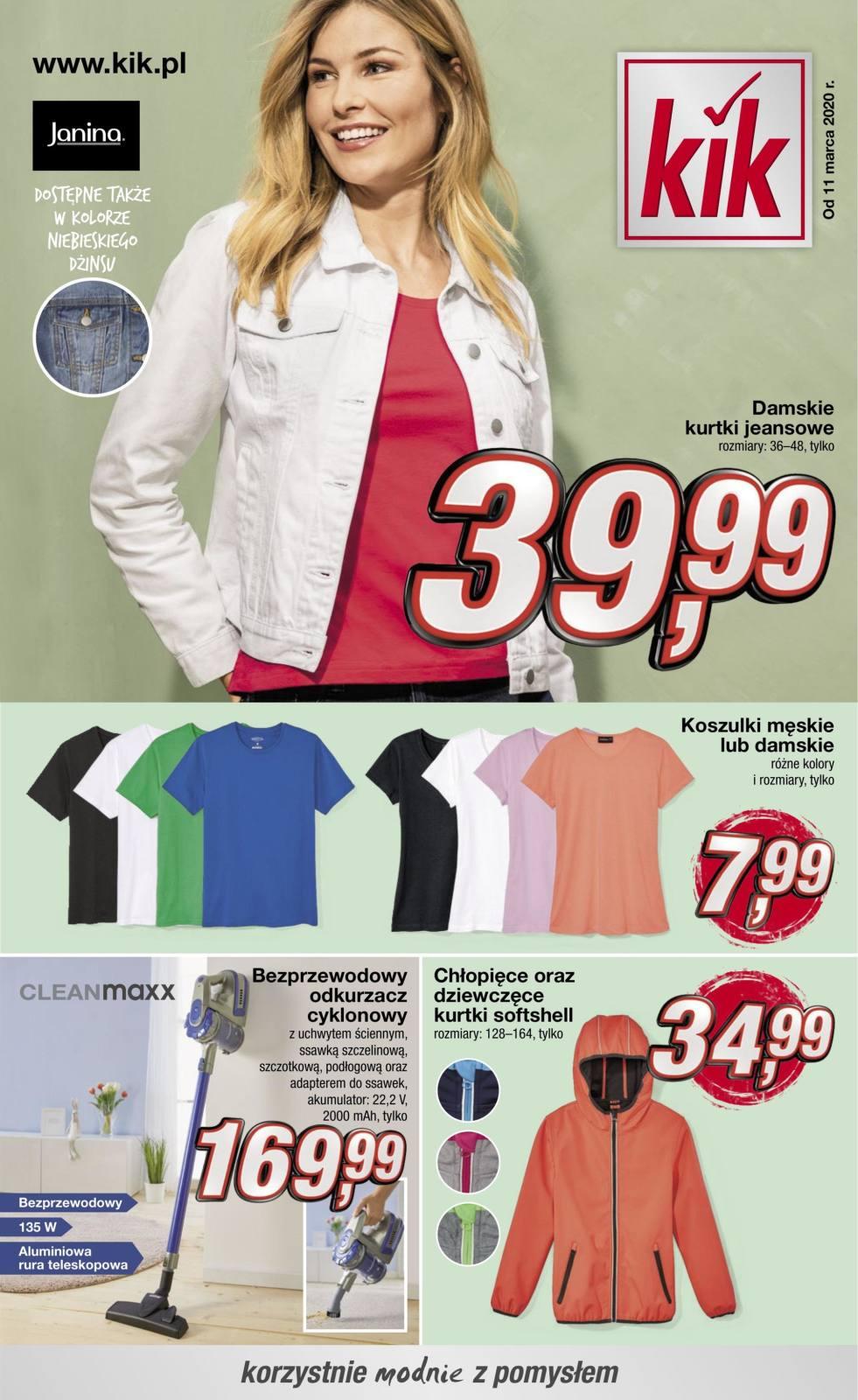 Gazetka promocyjna KiK str. 1