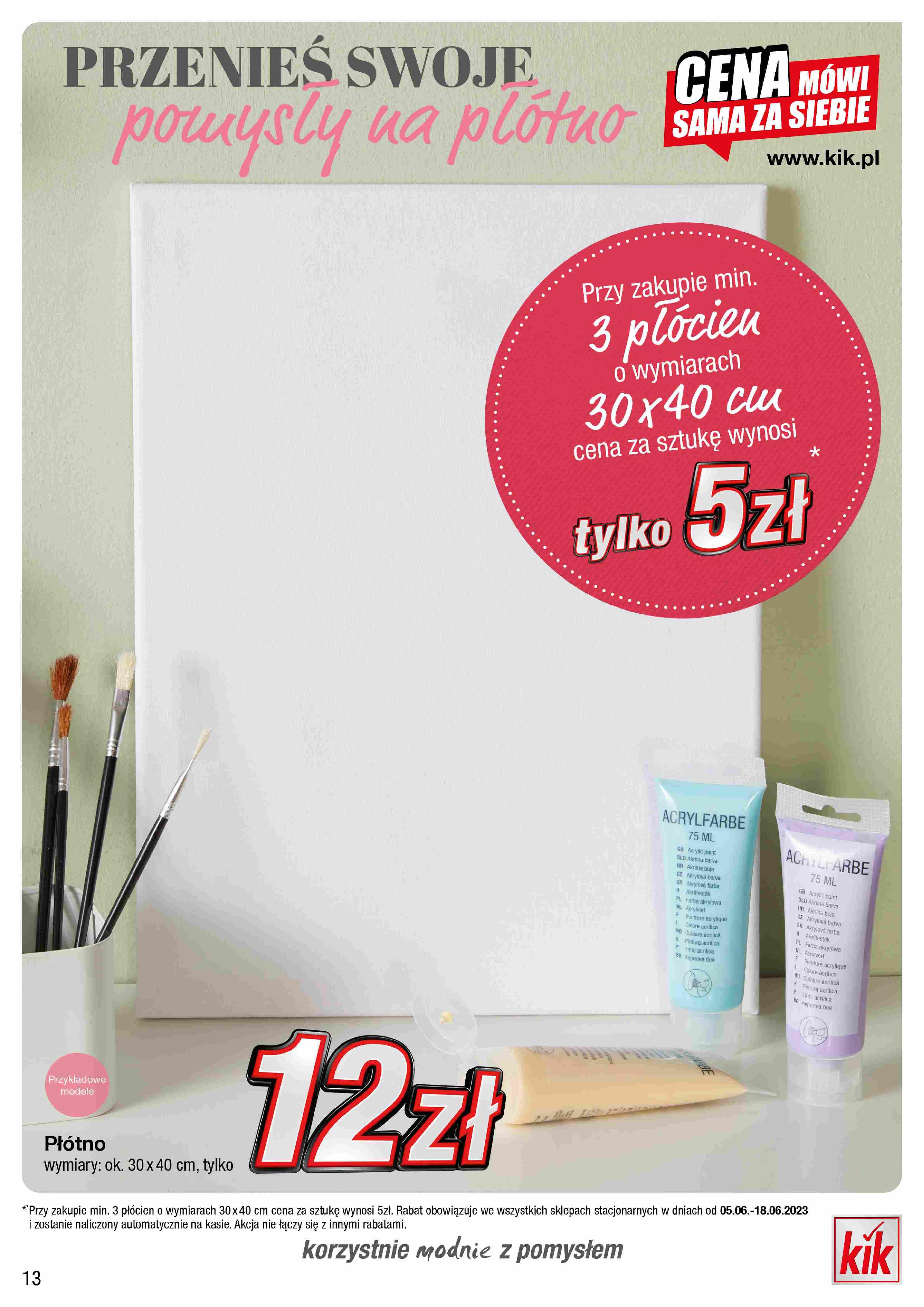 Gazetka promocyjna KiK str. 13
