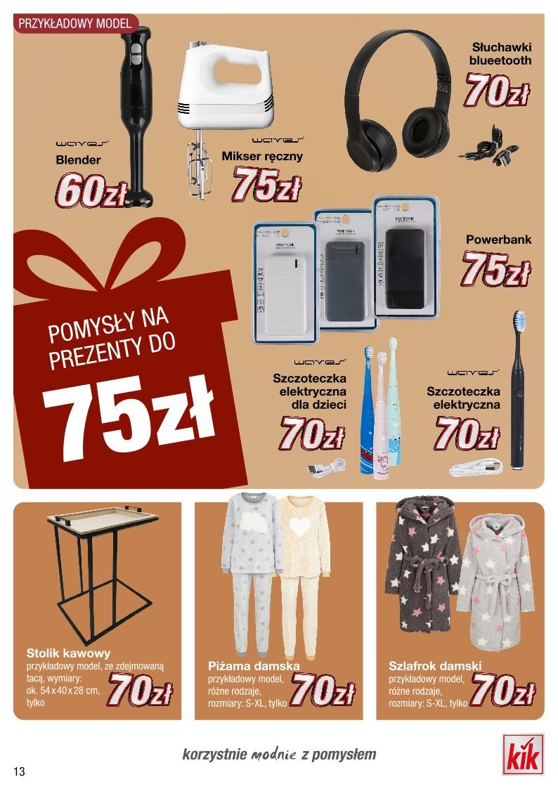 Gazetka promocyjna KiK str. 13