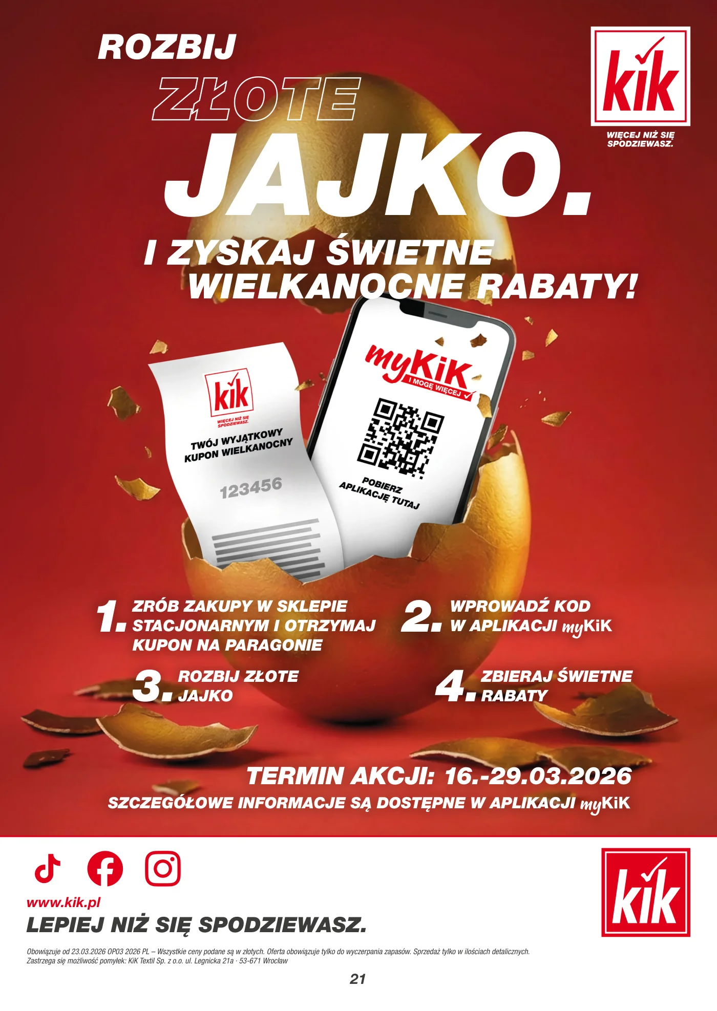 Gazetka promocyjna KiK str. 21