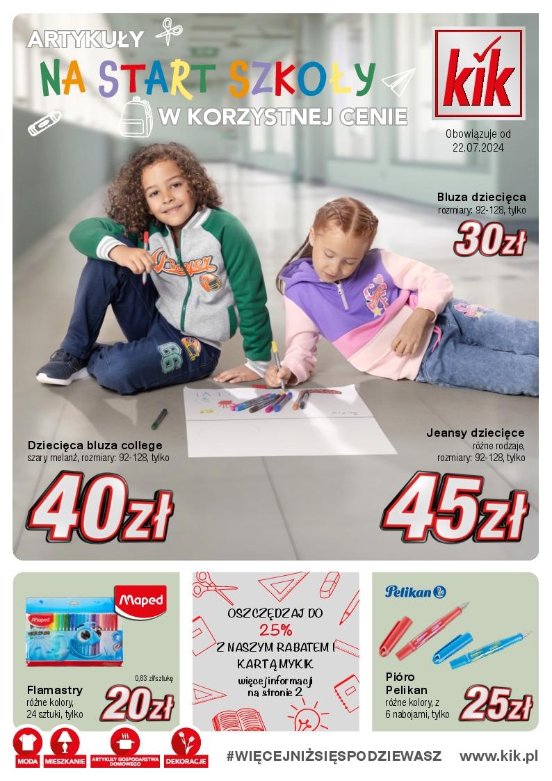 Gazetka promocyjna KiK str. 1