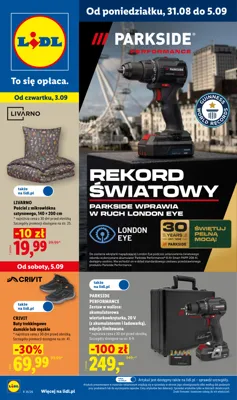 Lidl gazetka - od 31/08/2026 do 05/09/2026